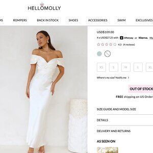 HELLO MOLLY BOUQUET TOSS SATIN MAXI DRESS CHAMPAGNE